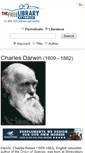 Mobile Screenshot of darwin.thefreelibrary.com