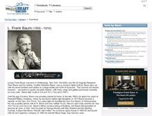 Tablet Screenshot of baum.thefreelibrary.com