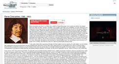 Desktop Screenshot of descartes.thefreelibrary.com