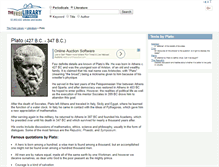 Tablet Screenshot of plato.thefreelibrary.com