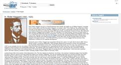 Desktop Screenshot of haggard.thefreelibrary.com