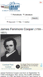 Mobile Screenshot of cooper.thefreelibrary.com