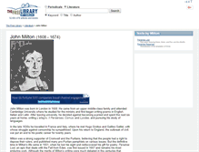 Tablet Screenshot of milton.thefreelibrary.com
