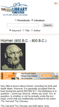 Mobile Screenshot of homer.thefreelibrary.com